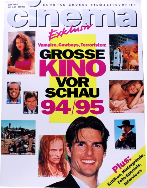 Cinema - Europas große Filmzeitschrift Magazin Nr. 193: Große Kino Vorschau 1994/1995